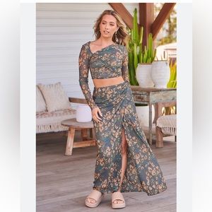 Free People Supernova Set in Dark Combo size medium NWT